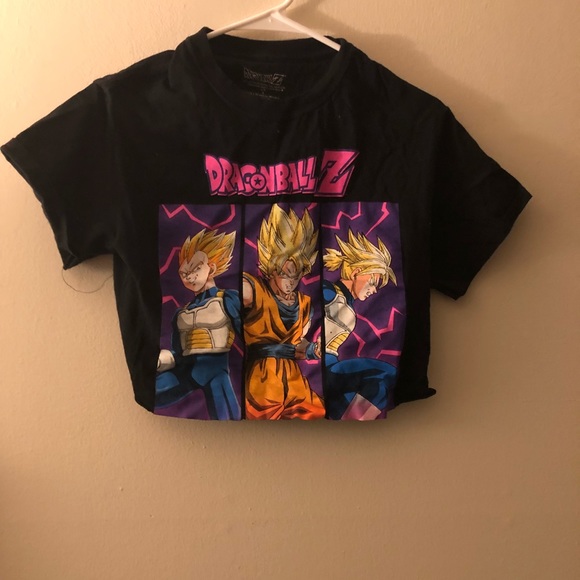forever 21 dragon ball z crop top